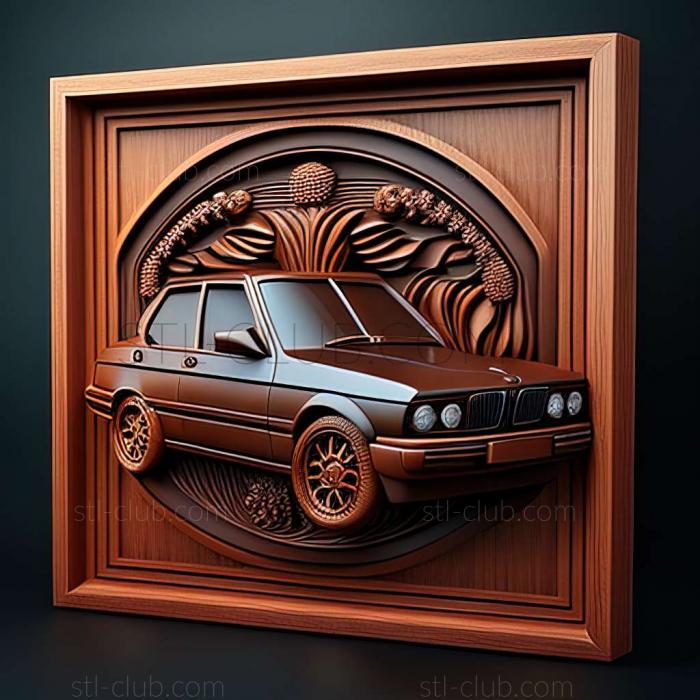 3D model BMW E32 (STL)